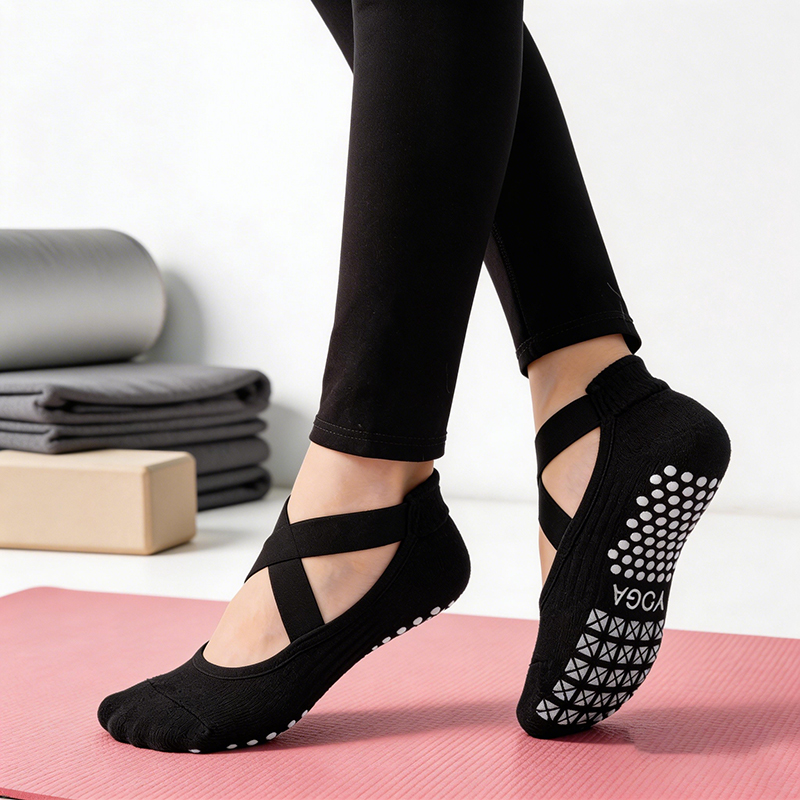Medical Tape - Calze Antiscivolo da Yoga per Donna,