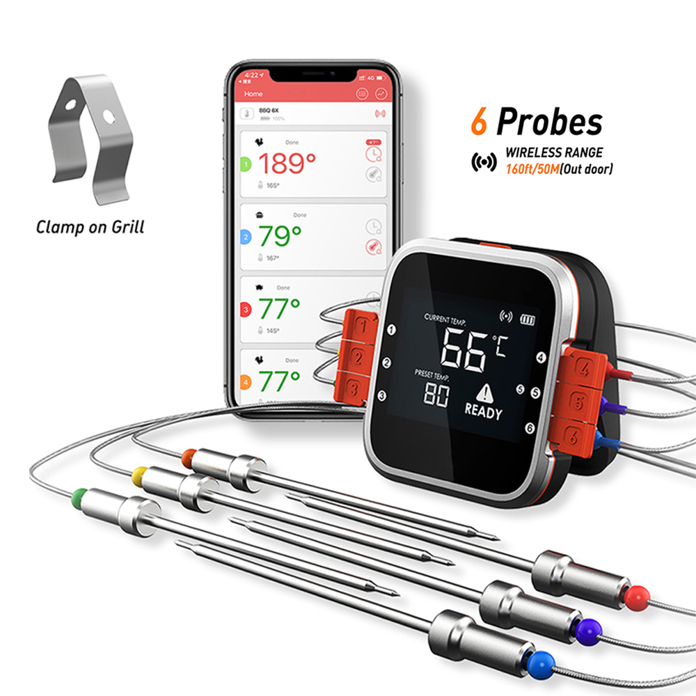 Thermometer Digital - LanYuXuanSmart Termometro per carne wireless per