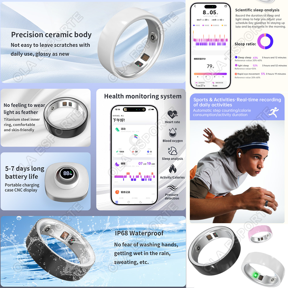Anello intelligente in ceramic - Blood Pressure Monitor recensione e prezzo